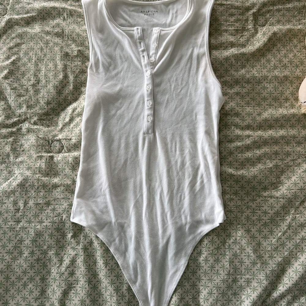 White Sleeveless Bodysuit